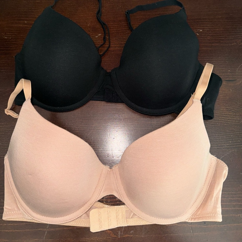 GAP BODY 34C Bras black and nude